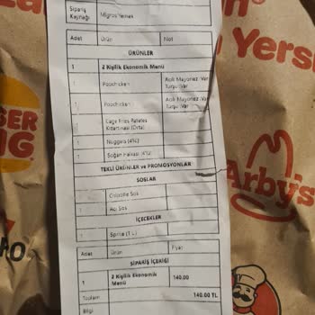 Popeyes Eksik Gelen Siparişim İçin Para İadesi Alamıyorum
