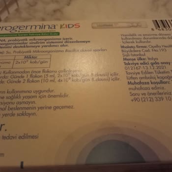 Enterogermina Kusma İshal Yaptı