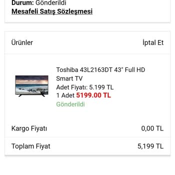 Toshiba TV  Vestel Servisi Göçüklü TV Kurdu