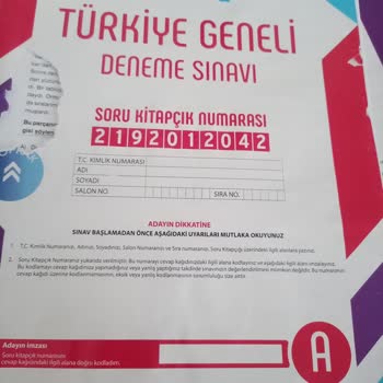 Yanıt Yayınları Deneme Kitapçığı Çözümleri Bulunamıyor