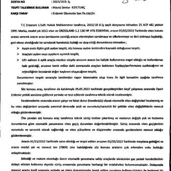 Opel Türkiye Şanzımanı Bozuk Araba Satıyor
