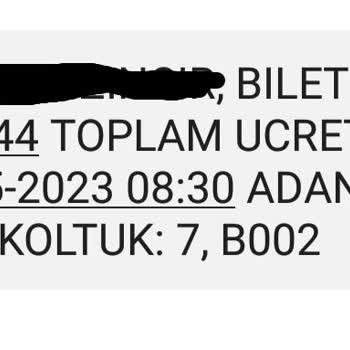 Öz Gülaras Firması Adana-Adıyaman Biletimi İptal Etti