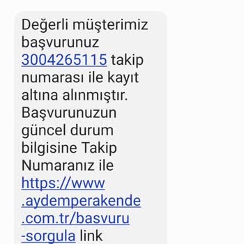 Aydem Gerçek Dışı 2019 Tarihli Borç Mesajı