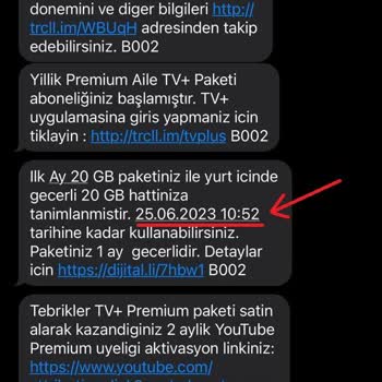 Turkcell 532 Abonelik Yenilerken Arada TV+ Aboneliği Yapıldı!