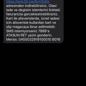 Atasun Optik Almış Olduğum Gözlüğün İadesinin Yapılmaması