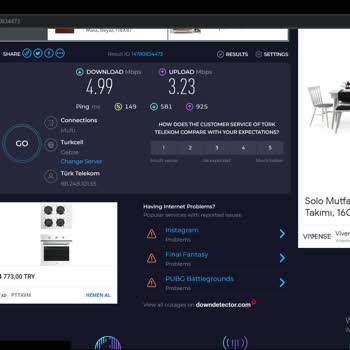 Türk Telekom İnternet Hızı Teknik Problemi Hk.