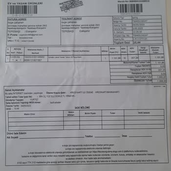 Schafer Kırık Parça Ve Yanlış Parça Gönderimi