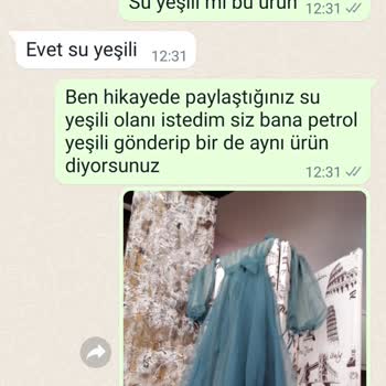 Moda_esr (Instagram) İstediğim Ürün Gelmedi Ama Satıcı Kabul Etmiyor