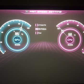Monster Notebook CPU Sıcaklığı Ve Mavi Ekran Sorunu