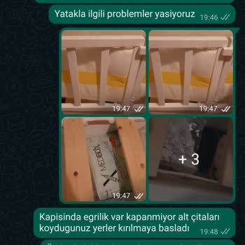 Woody Montessori Yatakta Çatlaklar Var Ve Firma İlgilenmiyor