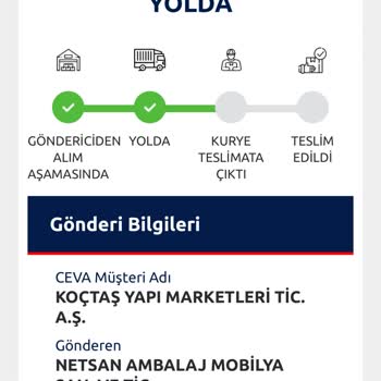 CEVA Logistics Kargonun Elime Ulaşmaması