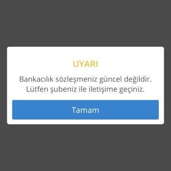 Denizbank İnternet Bankacılığı Kredi İşlemleri Sözleşme Güncellemesi Sorunu