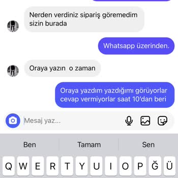 Tetramoda (Instagram) @tetramoda Adlı Sayfa Yanlış Ürün Gönderdi!