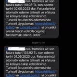 Turkcell Olmayan Hattım İçin Fatura Bildirim Mesajı Alıyorum