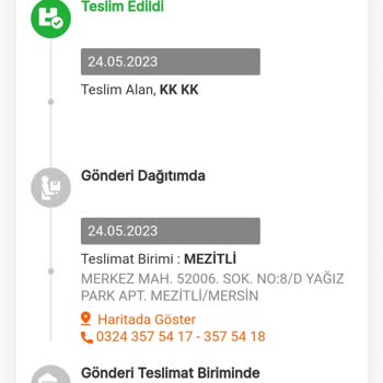 MNG Kargo Mersin Mezitli Kargomu Kime Teslim Etmiş Belli Değil! Kayıp!