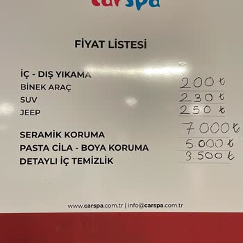 Carspa Oto Yıkama Haksız Yere Benden Fazla Para Aldılar