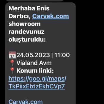 Carvak Araç Takas İşlemi