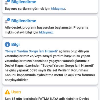 E-Devlet (Turkiye.gov.tr) E-devlet Sosyal Yardım Şikayet Var