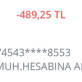 İş Bankası Hesabımdan CH/KKH Virman Adı Altında Para Çekmiş