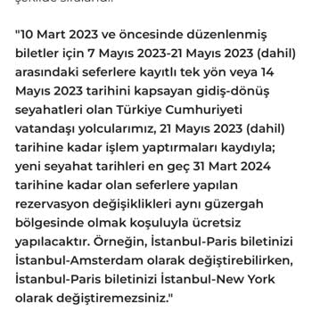 THY Seçim Bildirgesinde Taahhüt Ettiğini Yapmadı