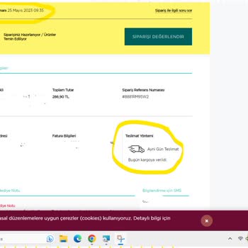 Kahve Dünyası Aynı Gün Teslimat İçin Ödeme Yapıldığı Halde Teslim Edilmeyen Ürün