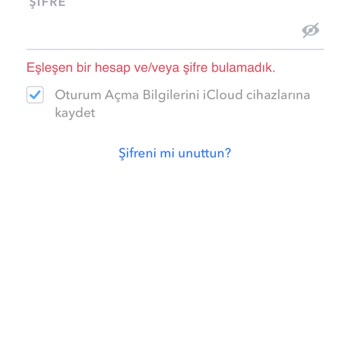 Snapchat Hesabıma Giriş Yapamıyorum