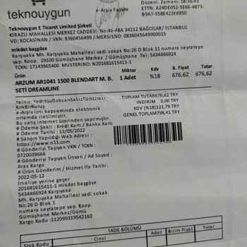 Arzum AR1041 Multi Blender