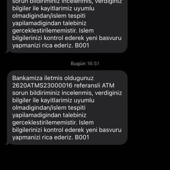 Ziraat Bankası ATM Paramı Yuttu Ve İade Edilmiyor