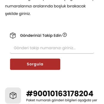 Pts Kargo Takip No Hatası