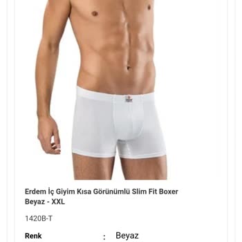 Erdem İç Giyim'den Aldığım Dar Kalıplı Ve Kötü Lastikli Boxerlarım