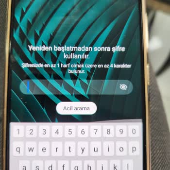 Samsung A73 Harf Ve Rakam Şifresi