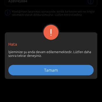 Yapı Kredi Mobil Uygulaması Hata Veriyor