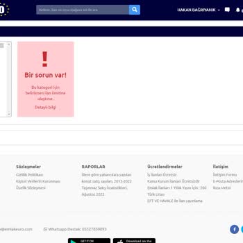 Emlakeuro.com Para Çekildi Ama İlan Verilmiyor.