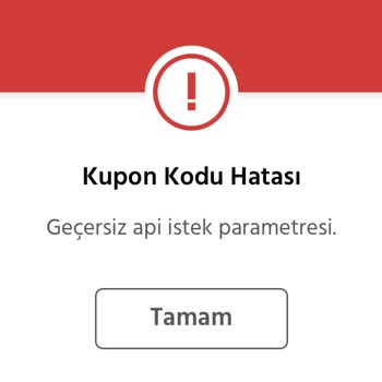 Demokrasi Bileti Geçersiz Api İstek Parametresi