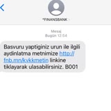 QNB Finansbank Talep Etmediğim Halde Başvuru Mesajı Yolluyor