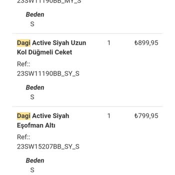 Dagi Eşofman Takımı Tüylenme!