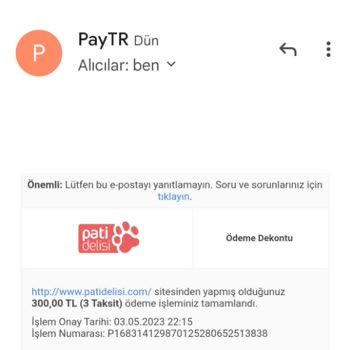 Pati Delisi Ürün Satın Aldım Ürün Gönderilmedi
