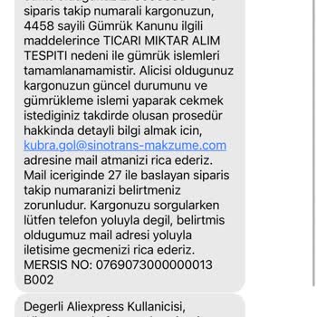 Aliexpress Vergisi Ödenen Ürün Gümrükte Kaldı