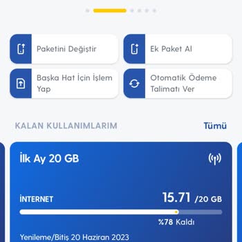 Turkcell Kullanılamayan İnternet Paketleri