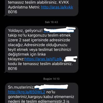 Aras Kargo'nun Adrese Gelmemesi