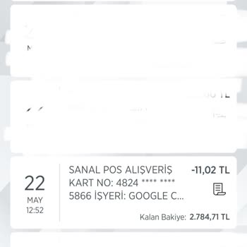 Google Bigo Hesap Kartımdan Para Çekiyor!