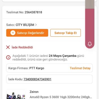 City Bilişim Ve Trendyol Tarafından Mağdur Ediliyoruz.