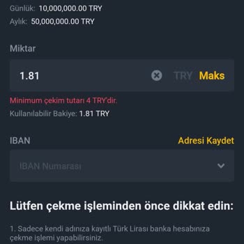 Binance TR Tl Çekme Sorunu
