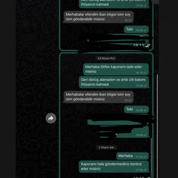 Esma Sema Güzellik Salonu Kapora İade Etmiyorlar