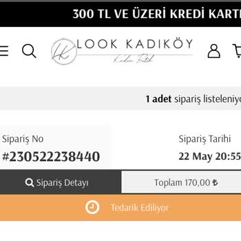 Lookadikoy.com'un Sipariş Tedarik Süreci Çok Yavaş