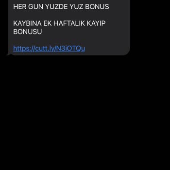 Vodafone Bahis Sitelerinden Gelen Mesajlar.