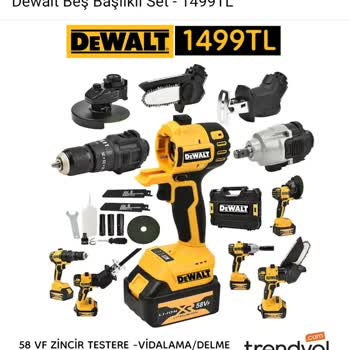 Dewalt-set.com.tr Beşli Matkap Yerine Başka Yanlış Ürün Geldi