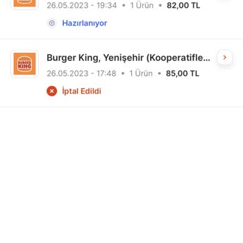 Migros Ve Burger King Sipariş Sorunu