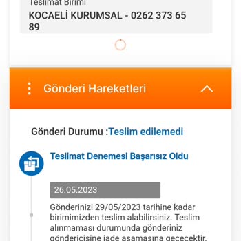 MNG Kargo Ürün Teslim Edilmedi