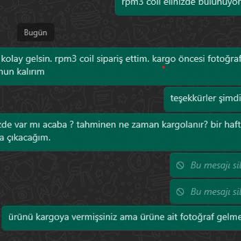 Esigarasemti.com WhatsApp Hattında İlgisizlik Ve Umursamama